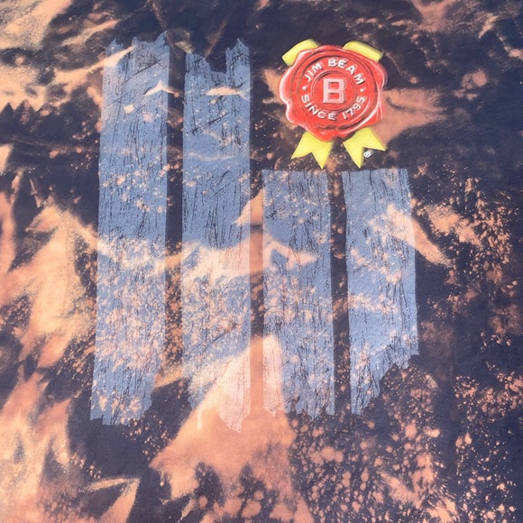 Bleached Classic Jim Beam Shirt XL - Picture 3 of 5